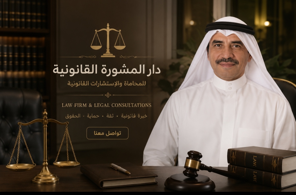 المحامي عبدالله الطشه، محامٍ في دار المشورة القانونية في الكويت